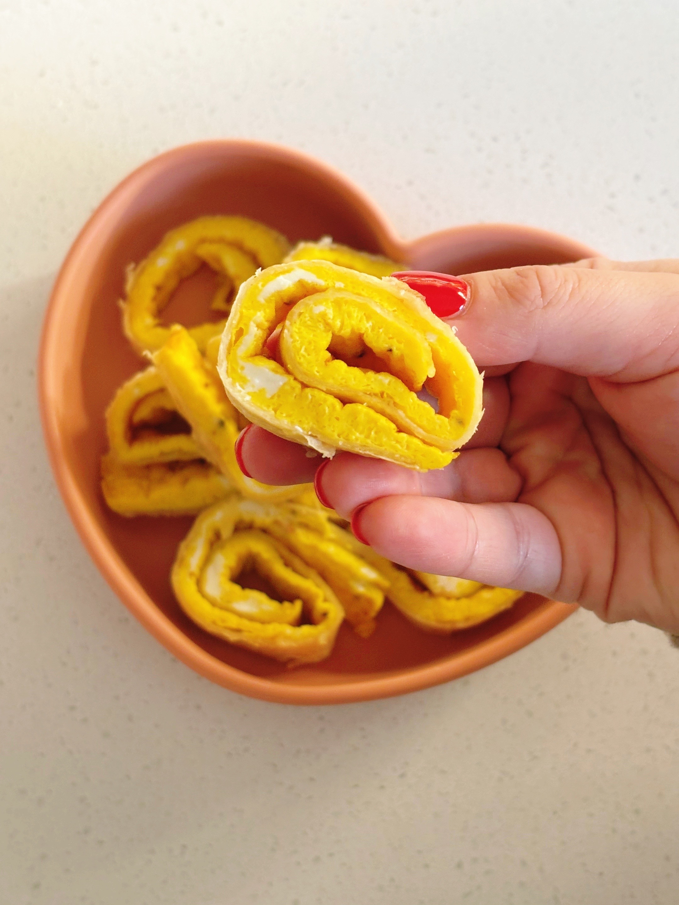 Eggy Tortilla Pinwheels