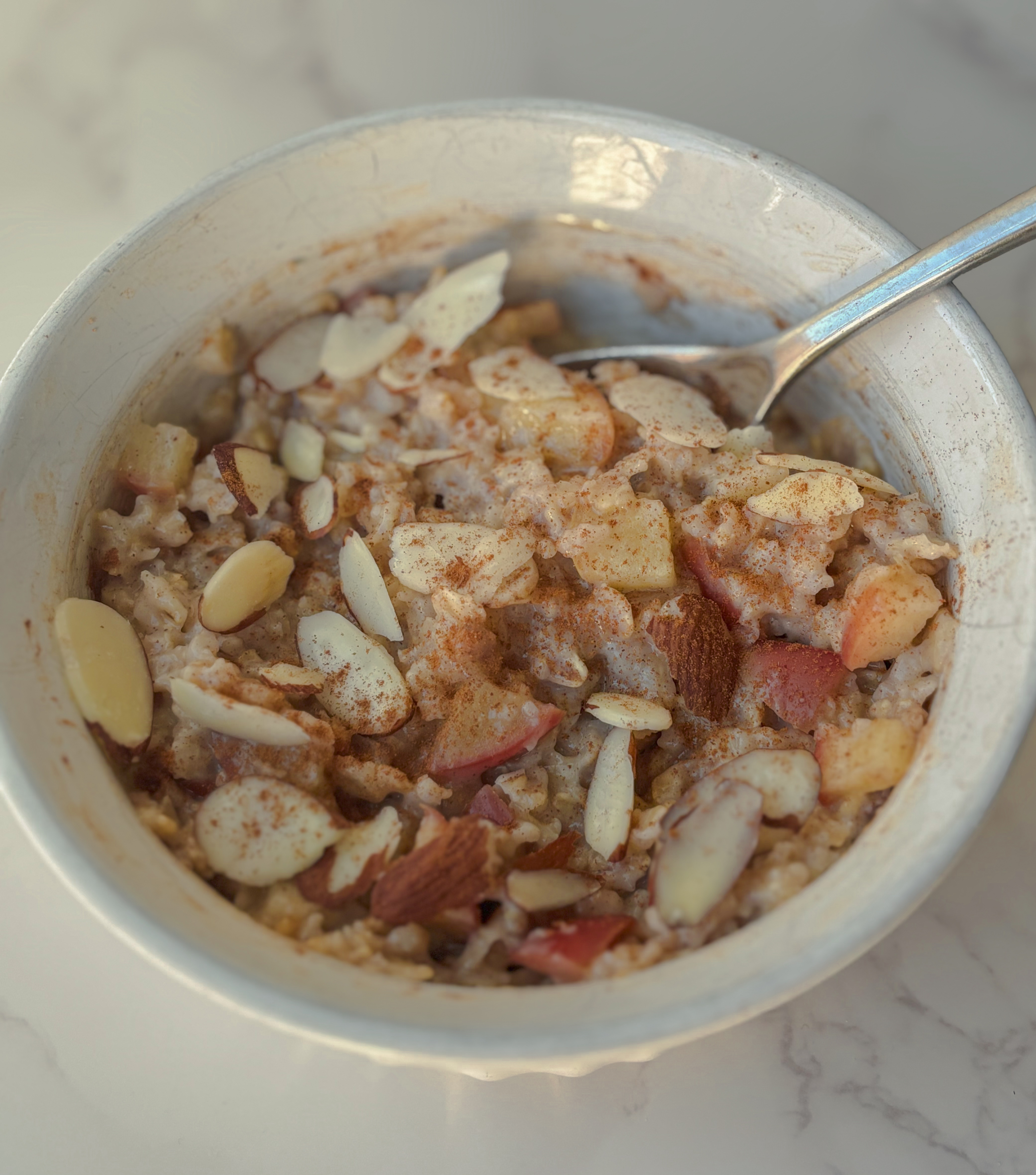 2-Minute Apple Cinnamon Oatmeal