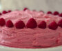 Vanilla Cake with Raspberry Buttercream
